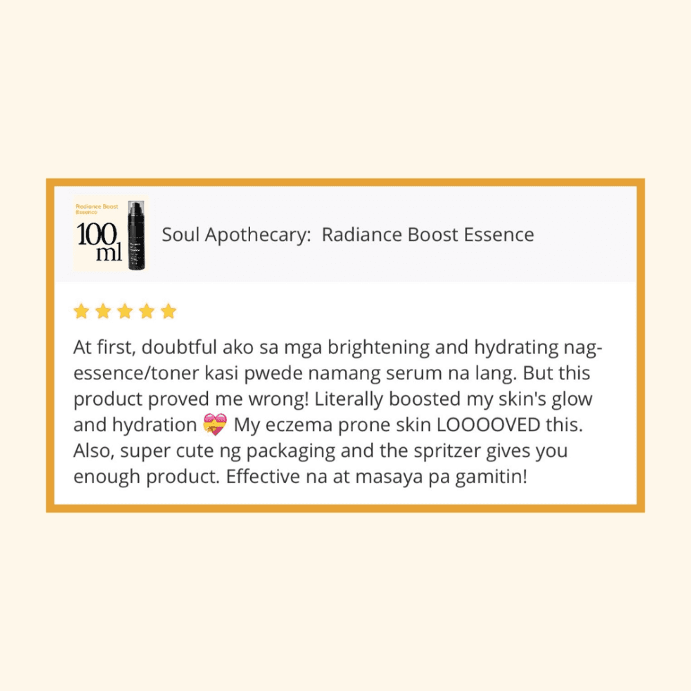 Soul Apothecary Radiance Boost Essence | 4% Niacinamide + Panax Ginseng Root Hydrating Essence thumbnail 5