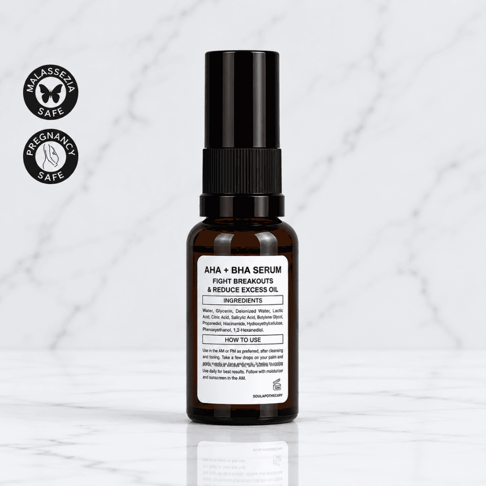 Soul Apothecary AHA + BHA Serum | 6% AHA + 2% BHA Exfoliating Serum