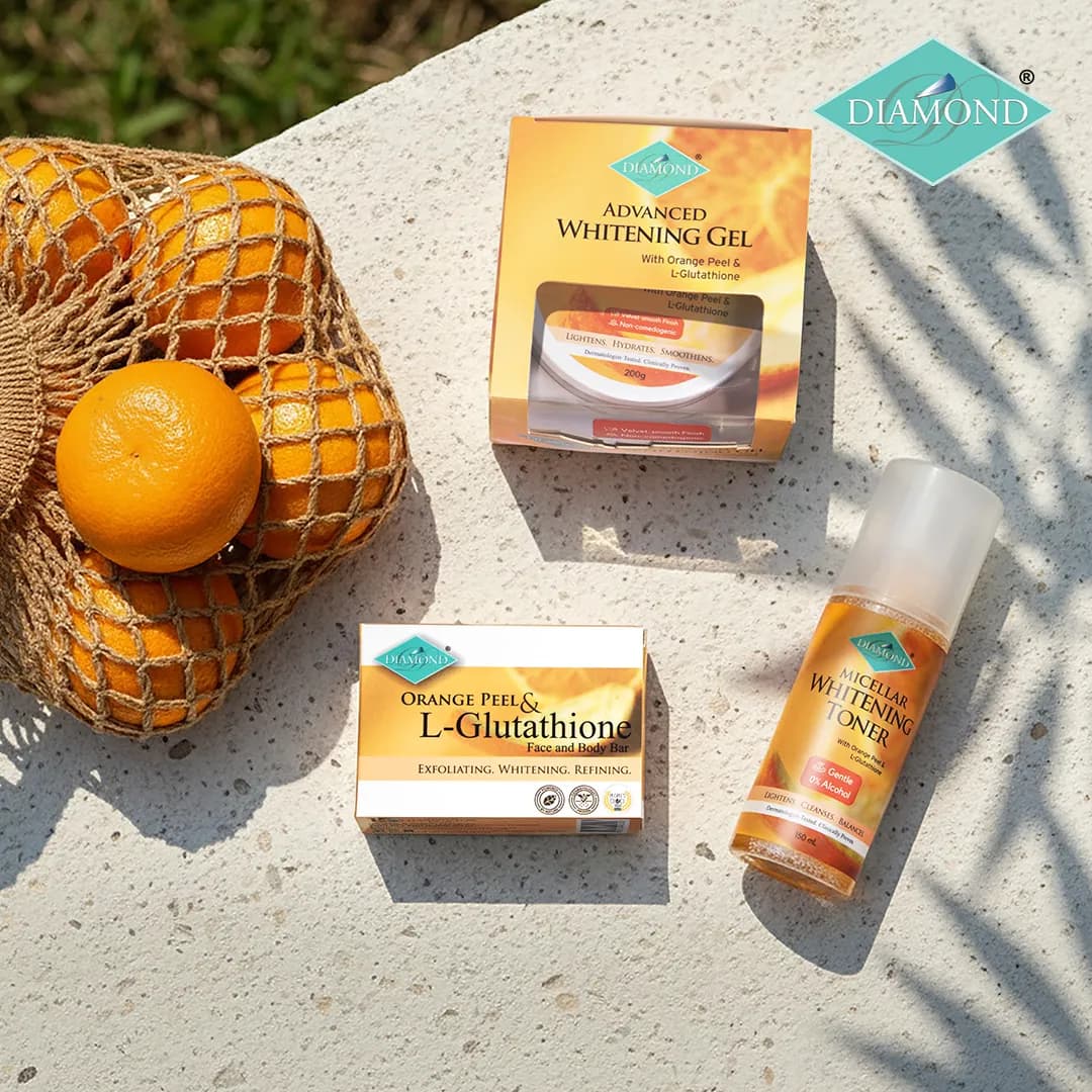 Diamond Whitening Set (Diamond Soap 150g 1pc, Advanced Whitening Gel 200g 1pc, Micellar Whitening Toner 150ml 1pc) thumbnail 5