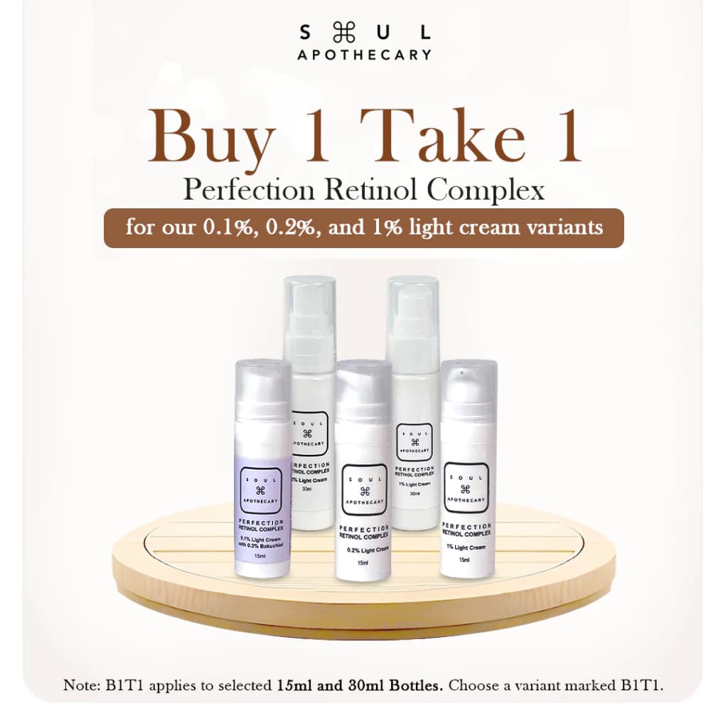Soul Apothecary Perfection Retinol Complex | 0.1%, 0.2% & 1% Retinol Anti-Aging Treatment