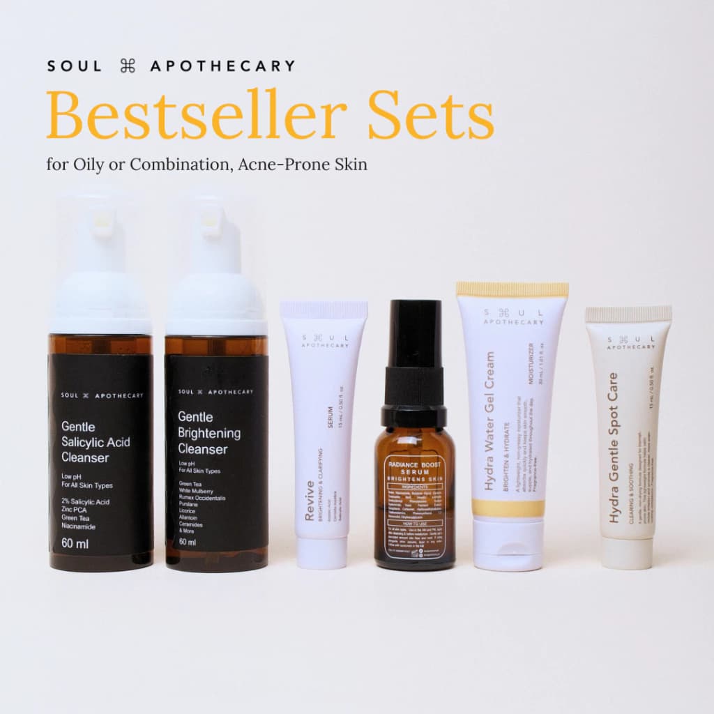 Soul Apothecary Bestseller Skincare Set for Oily & Acne-Prone Skin | BS1, BS2 & BS3